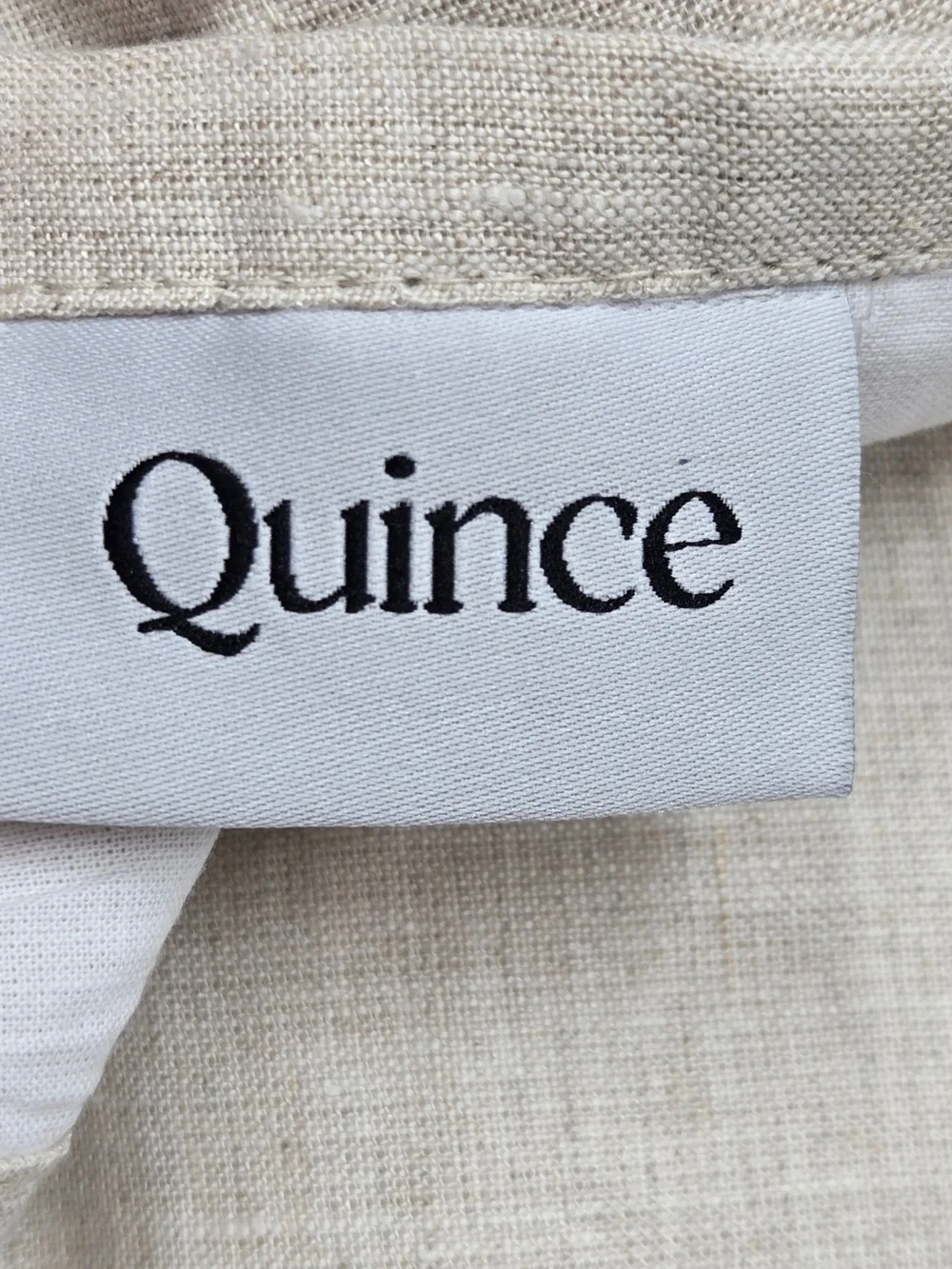 QUINCE Set Of 2 48x108 European Linen Curtains Flax 0052